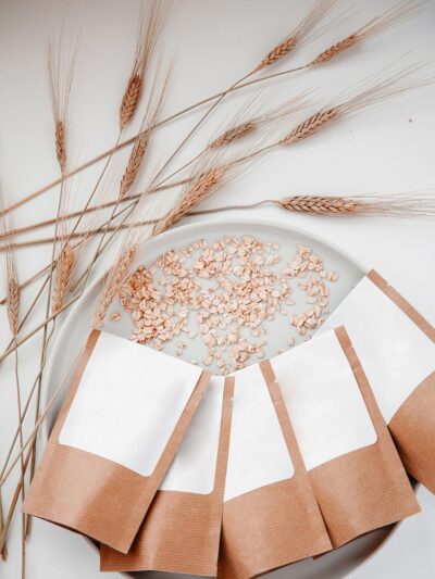 Foaming Oat Milk Bath (Rose Geranium) (100g Sample Pack)